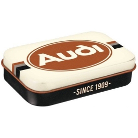 Box of mint sweets AUDI LOGO 60x95x20mm 1pc