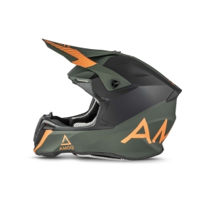 Helmet AMOQ Airframe Green / Orange