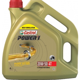 Castrol Power1 Motor Oil 20W50- 4T - 4L