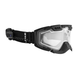 CKX Airflow 210° Goggle heated black matt / clear lens