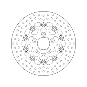 BREMBO Serie Oro Round Floating Brake Disc front HARLEY DAVIDSON 883-1340cc 1979-2001