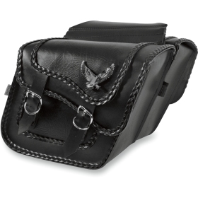 WILLIE & MAX Black Magic Leather bags 30,5x24x14cm 2pcs