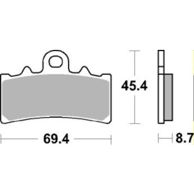 Sbs Brakepads 877HF Ceramic BMW / FANTIC / HUSQVARNA / KTM