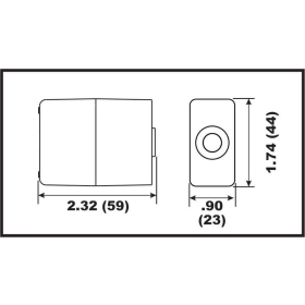 Perf anods Rear Gearcase Johnson/Evinrude