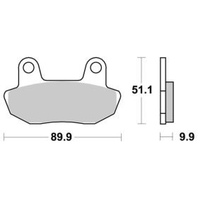 Sbs Brakepads 561HF Ceramic HONDA