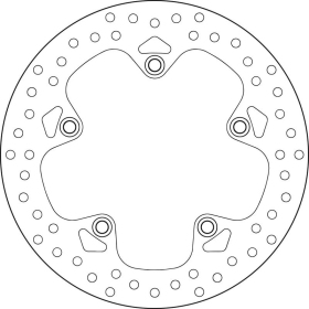 Brembo Serie Oro rear brake disc BMW R 1200-1250