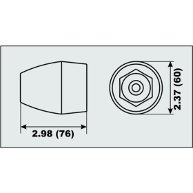 Perf anods variklio tvirtinimo dalis Mercruiser Bravo 3 (-2003)