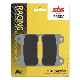 Sbs Brakepads 706DC Dual Carbon APRILIA / BENELLI / BMW / CAGIVA / DUCATI / MOTO-GUZZI