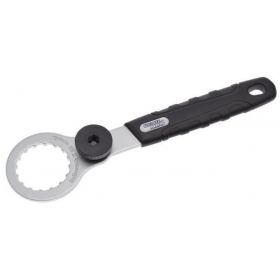 Wrench to unscrew crank mechanism 